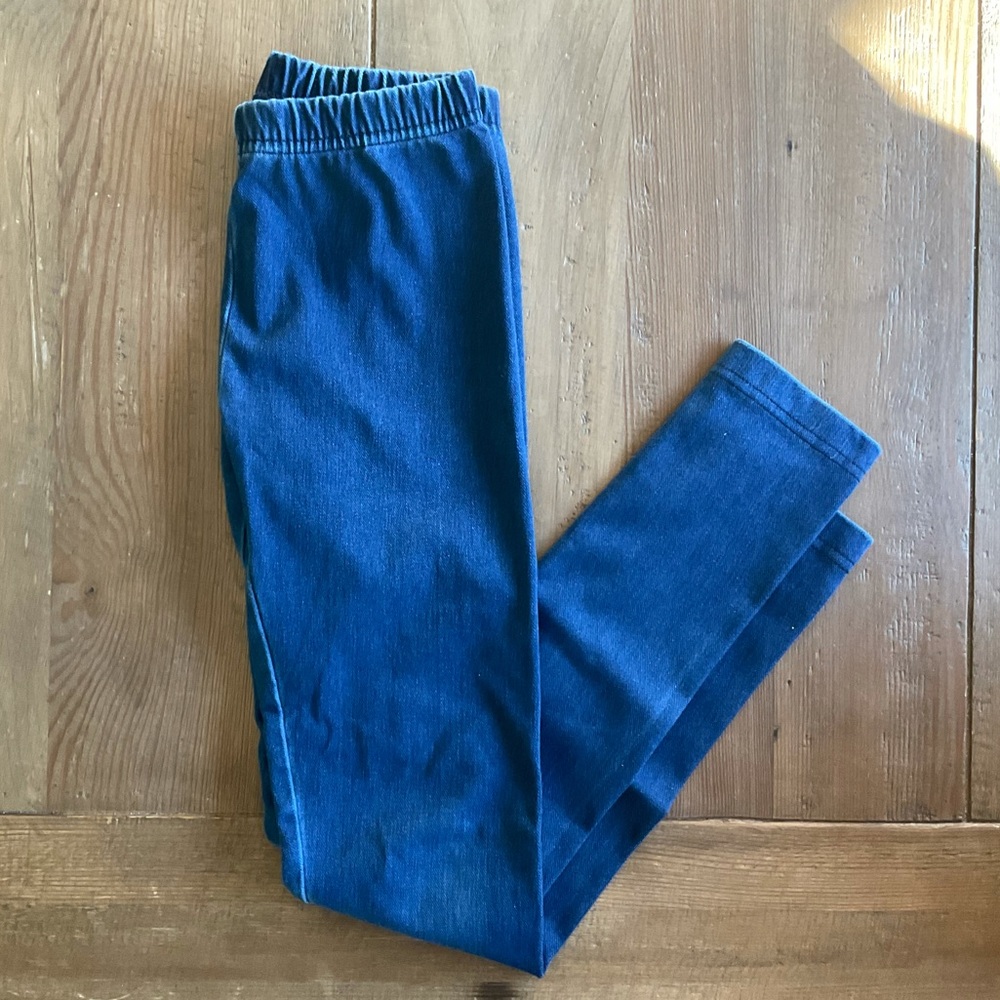 Hanna Andersson denim skinny jeans size 120 / 8 girls